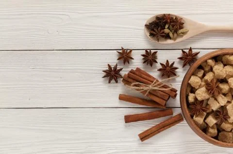 Spices for mulled wine Stock-Fotos