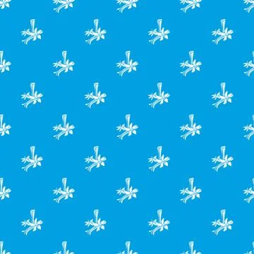 Spices pattern vector seamless blue Stock Illustration