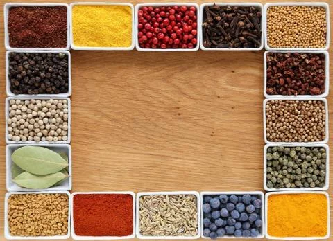 Spices. Stockfoto's