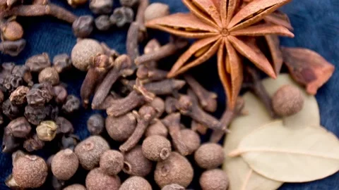 Spices set Stock Footage 95563084