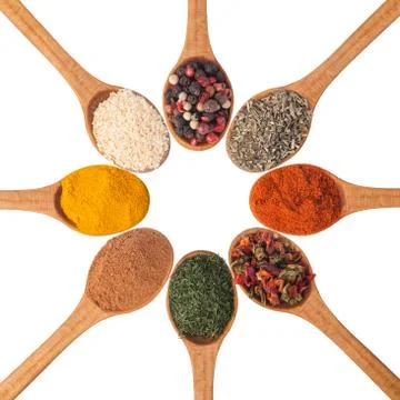 Spices set Stock Photos