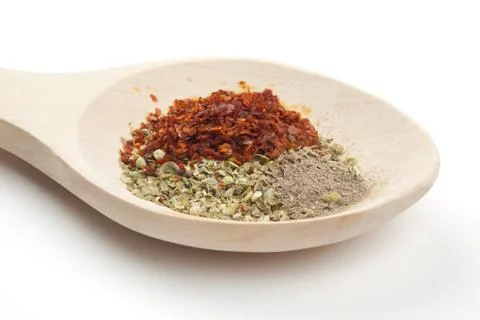 Spices spoon Stock Photos