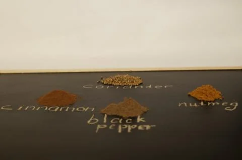 Spices on the table Stock Photos