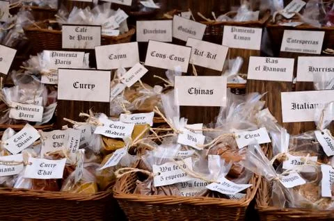 Spices of the world Stock Photos
