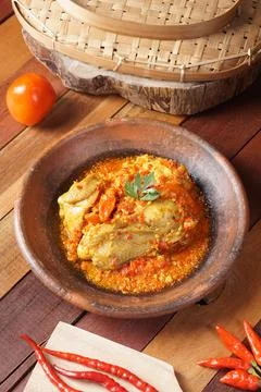 Spicy basil chicken Stock Photos