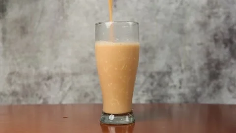 Spicy Boba Tea Noodle Stock Footage 141828009