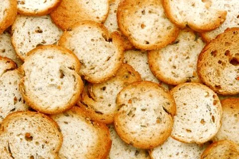 Spicy bread toast background Stock Photos