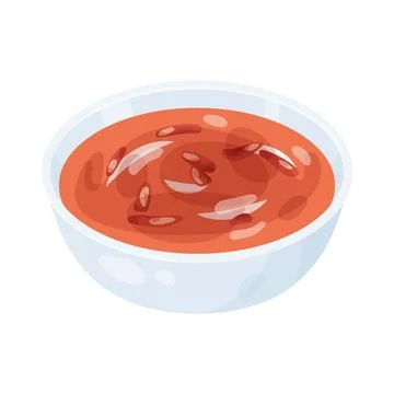 Spicy broth Stock Illustration