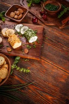 Spicy cheeses Stock Photos