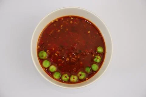 Spicy chilli sauce Stock Photos