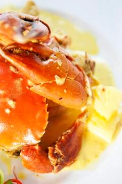 Spicy coconnt Crab Stock Photos