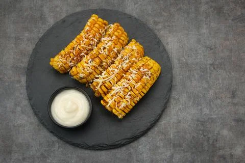 Spicy corn ribs Stock Photos