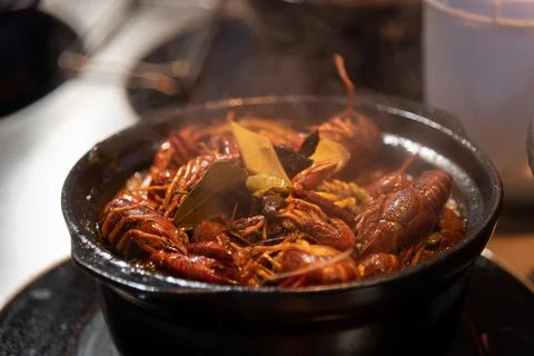 Spicy Crayfish Stock Photos
