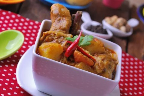 Spicy curry chicken Stock Photos