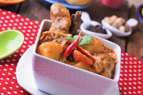 Spicy curry chicken Stock Photos