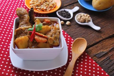 Spicy curry chicken Stock Photos