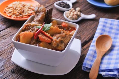 Spicy curry chicken Stock Photos