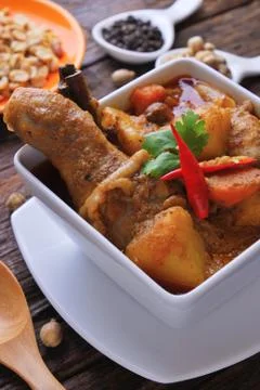 Spicy curry chicken Stock Photos