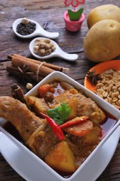 Spicy curry chicken Stock Photos