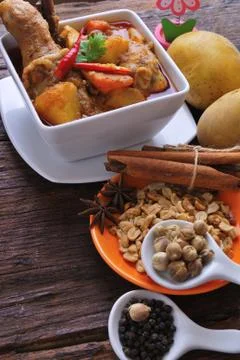 Spicy curry chicken Stock Photos