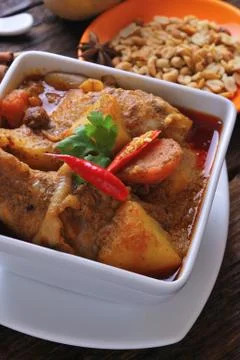 Spicy curry chicken Stock Photos