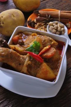 Spicy curry chicken Stock Photos