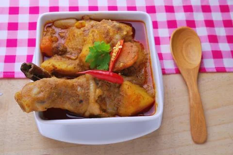 Spicy curry chicken Stock Photos