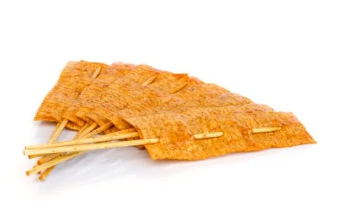 Spicy dried squid . Fotos Stock
