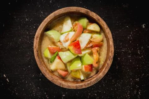 Spicy fruit salad Stock Photos
