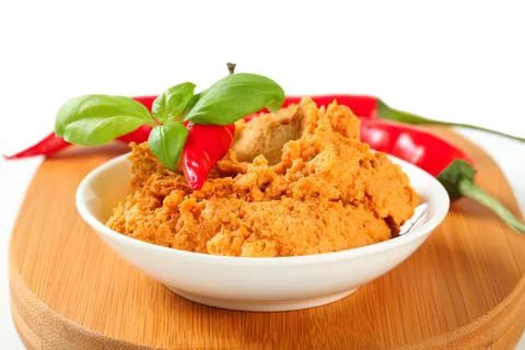Spicy ground meat paste with fresh herbs 写真素材