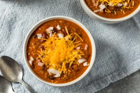 Spicy Hot Chili Con Carne Stock Photos