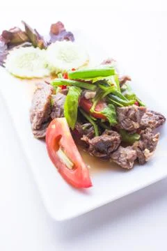 Spicy meat Stock Photos