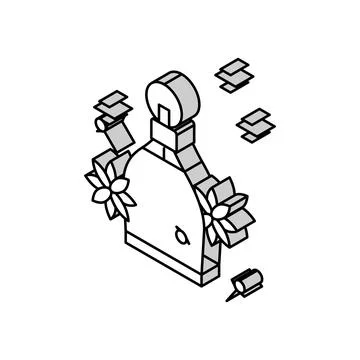 Spicy notes perfume isometric icon vector illustration Stock Illustration