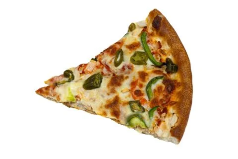 Spicy Pizza Slice 写真素材