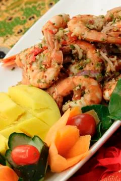 Spicy prawn Stock Photos