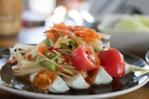 Spicy salad Stock Photos