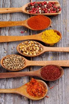 Spicy Spices Foto stock