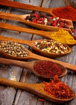 Spicy spices Stock Photos