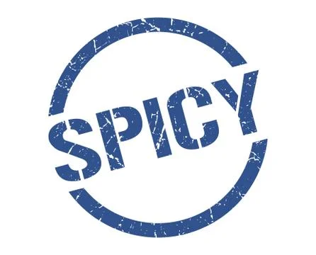 Spicy stamp Stock Illustration
