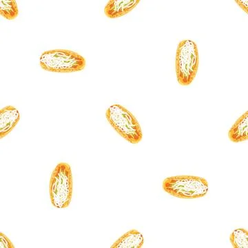 Spicy taco pattern seamless vector Stock Illustration