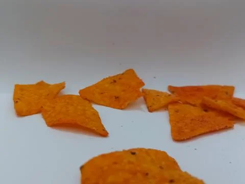 Spicy Tortilla Chips Fotos Stock