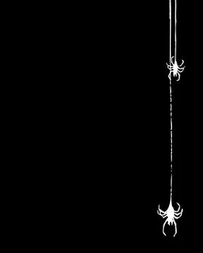 Spider and web Stock Illustration