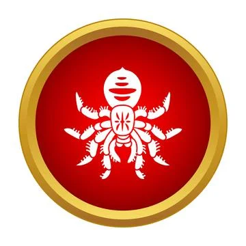 Spider arachnid icon bug symbol vector illustration Stock Illustration