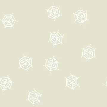 Spider chart line seamless pattern Stock Illustration