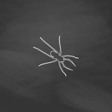 Spider computer symbol Stock Illustration