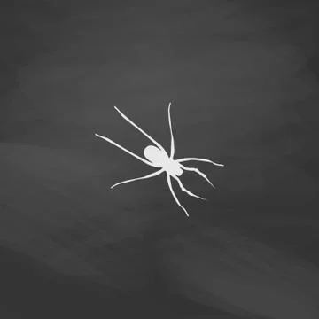 Spider computer symbol Stock Illustration