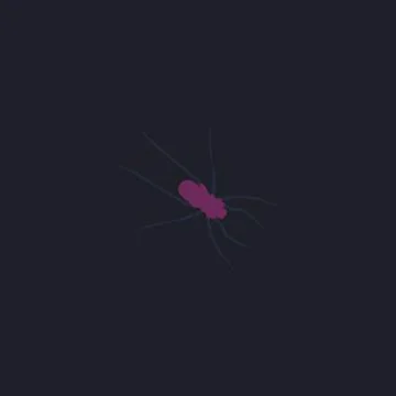 Spider computer symbol Stock Illustration