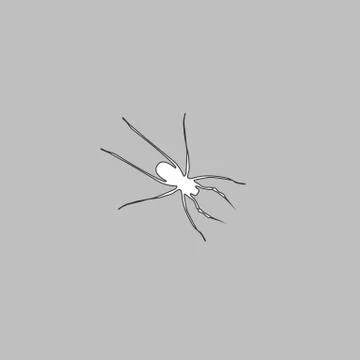 Spider computer symbol Stock Illustration