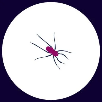 Spider computer symbol Stock Illustration