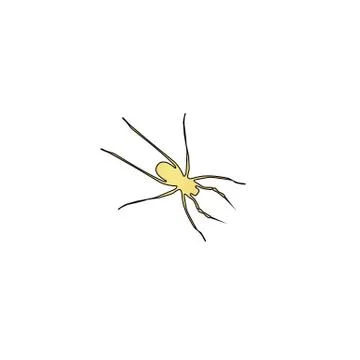 Spider computer symbol Stock Illustration